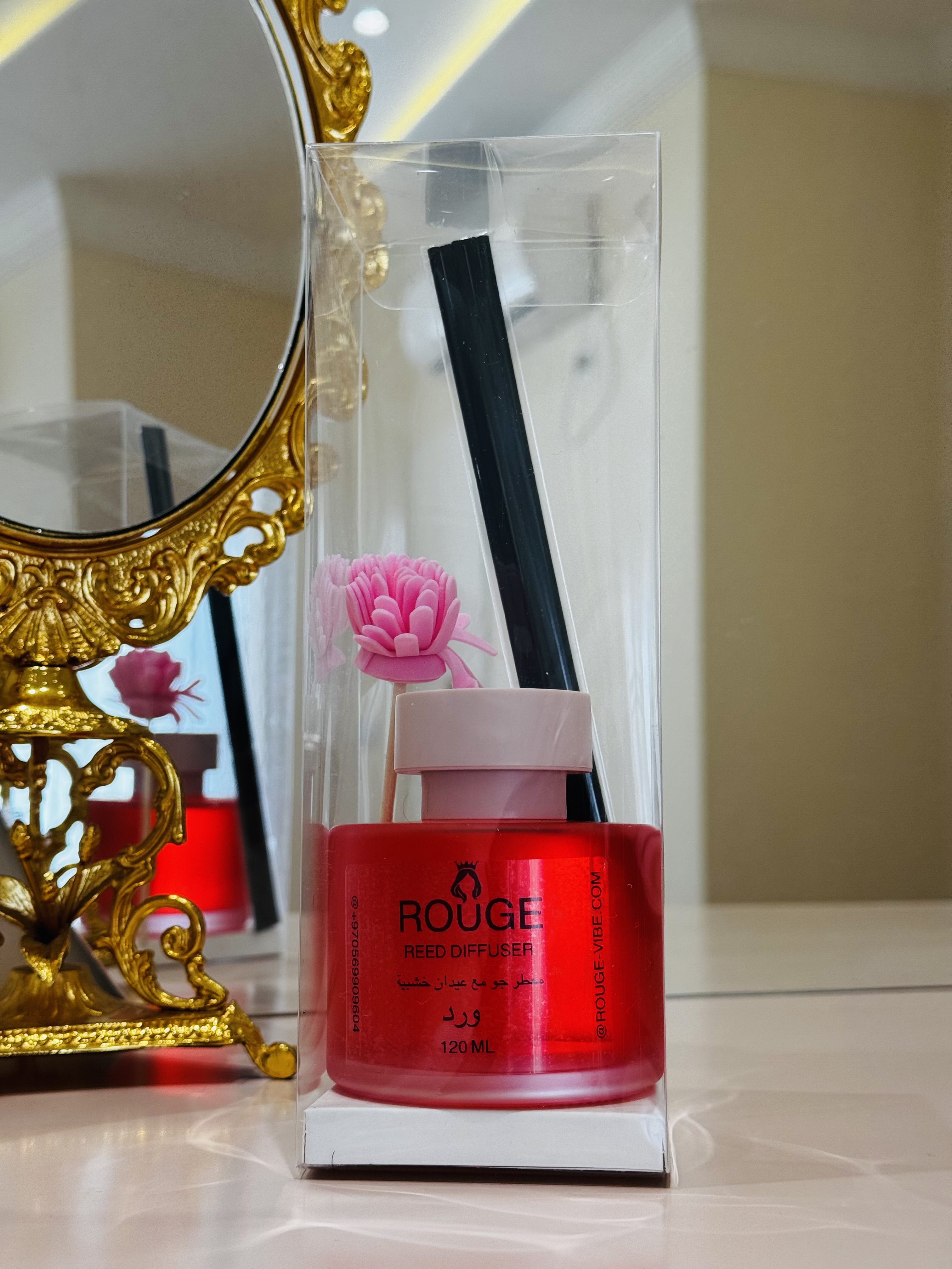 معطر جو عيدان برائحة الورد Rose Air Freshener