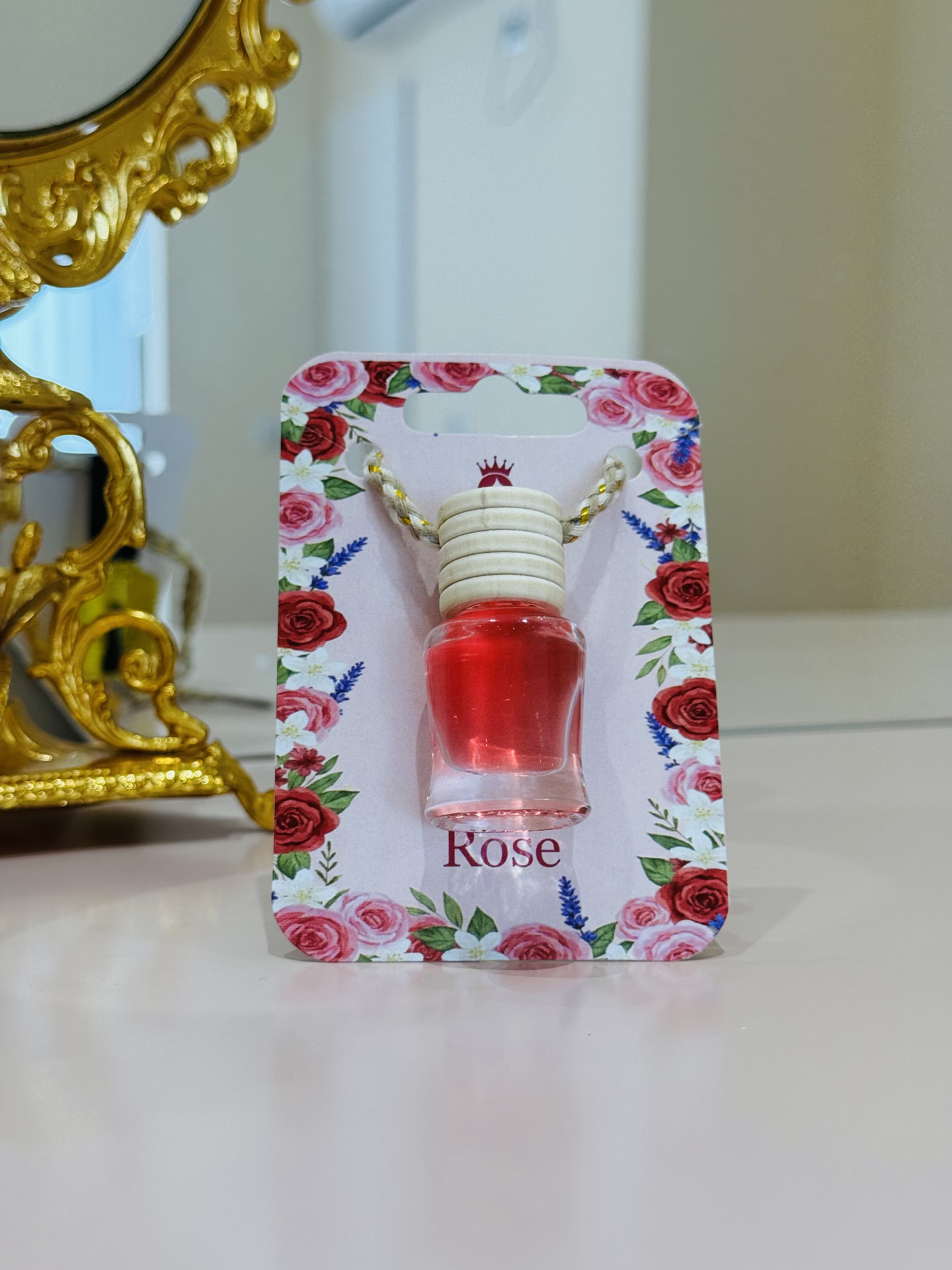 معطر سيارة برائحة الورد Rose Car Freshener