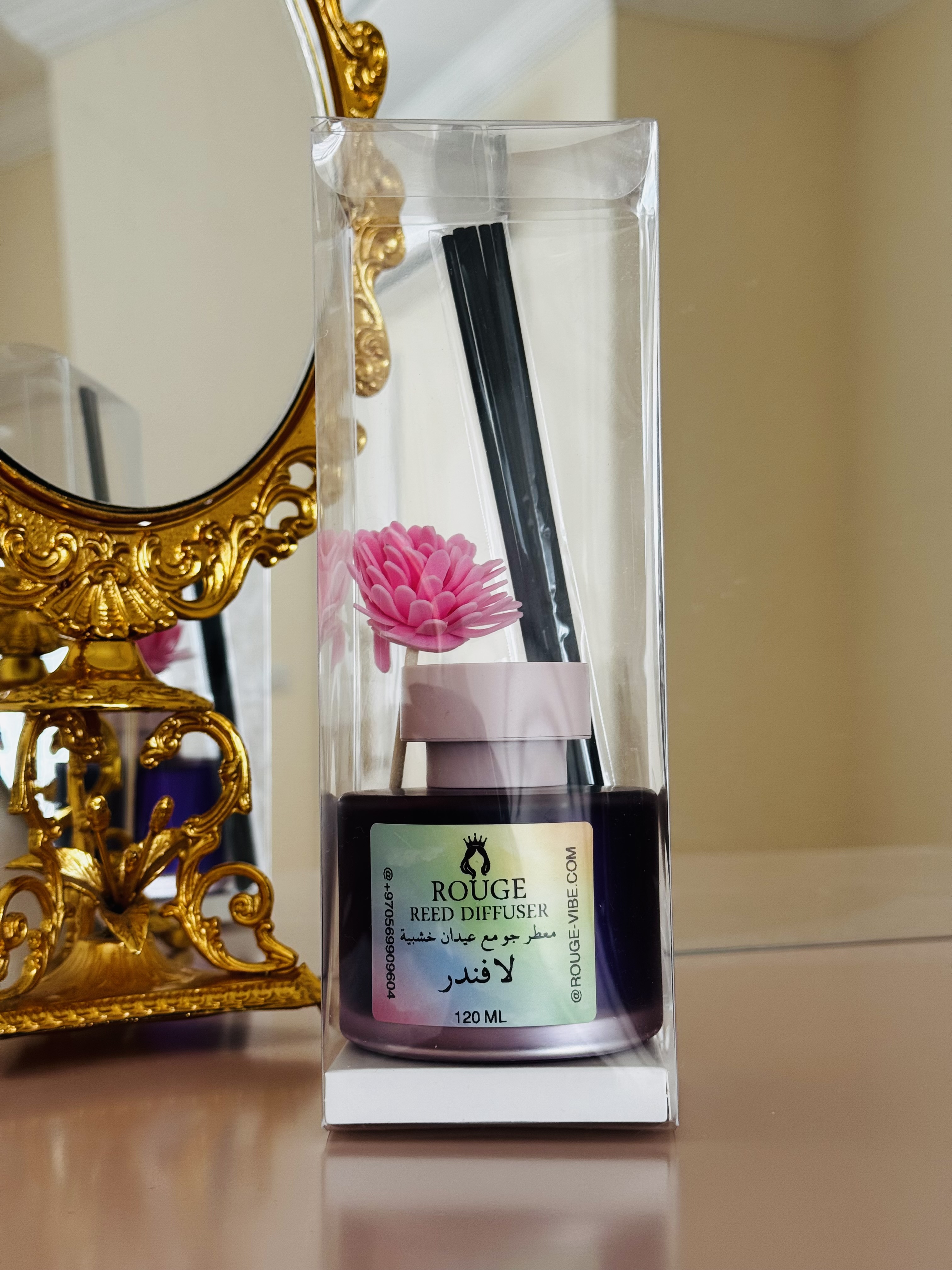 معطر جو عيدان برائحة اللافندر Lavender Air Freshener