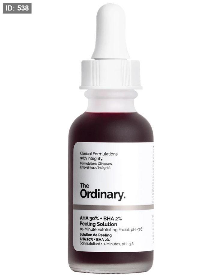 The Ordinary AHA 30% + BHA 2% Peeling Solution - مقشر أحماض الفواكه 30% وأحماض بيتا هيدروكسي 2% من ذا أورديناري
