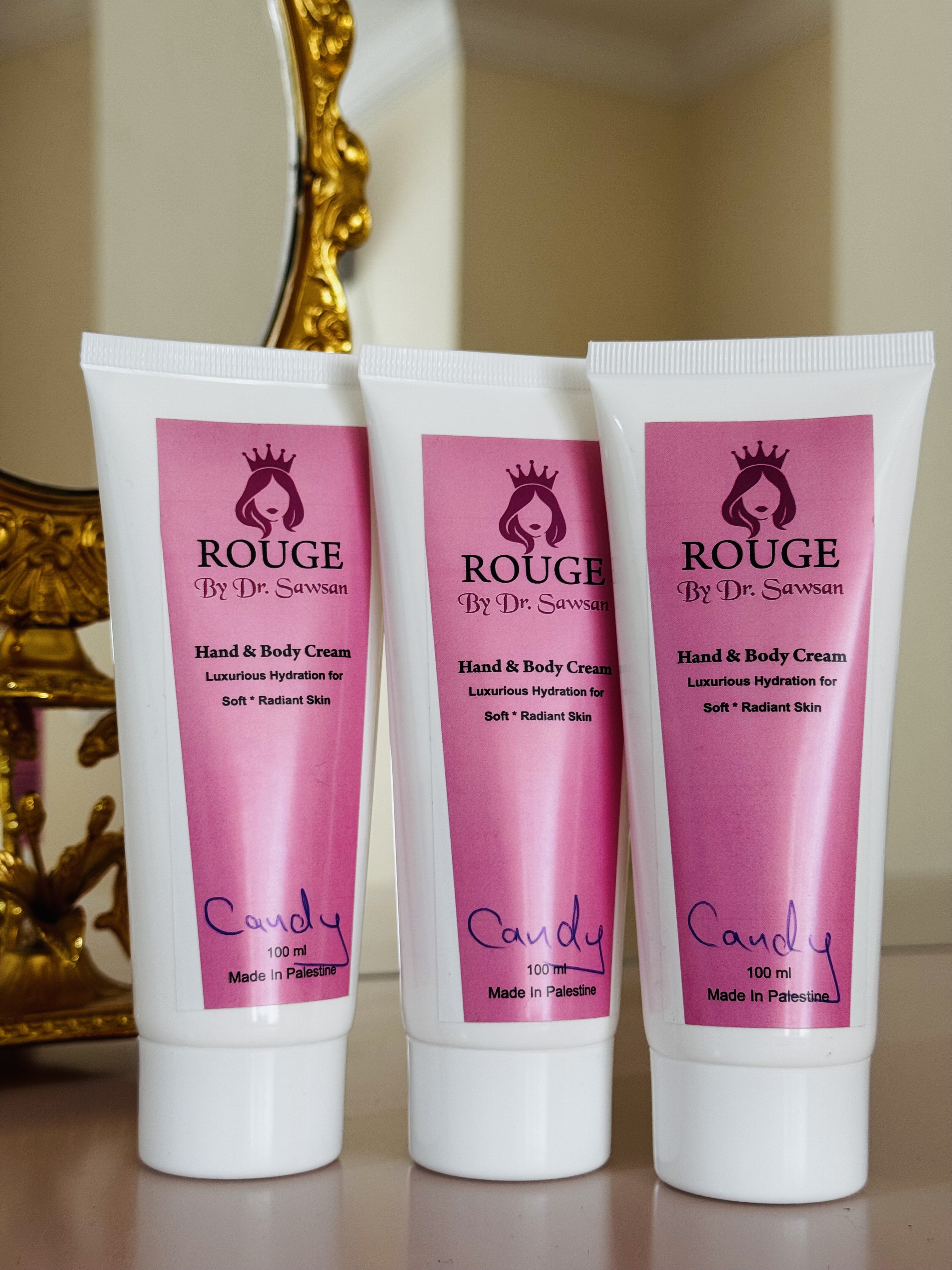 كريم اليدين والجسم من روج برائحة الكاندي Rouge Candy Body Cream